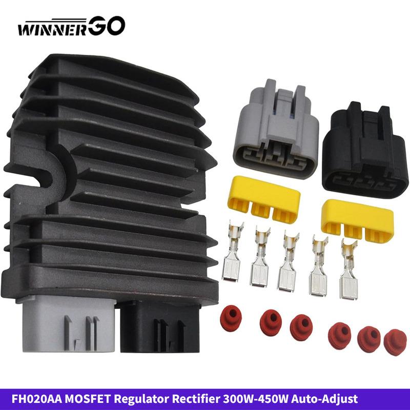 MOSFET Regulator Rectifier 300W-450W Auto-Adjust 35A 12V Shindengen FH020AA for Yamaha Honda Kawasaki BMW 3PHASE Charging System