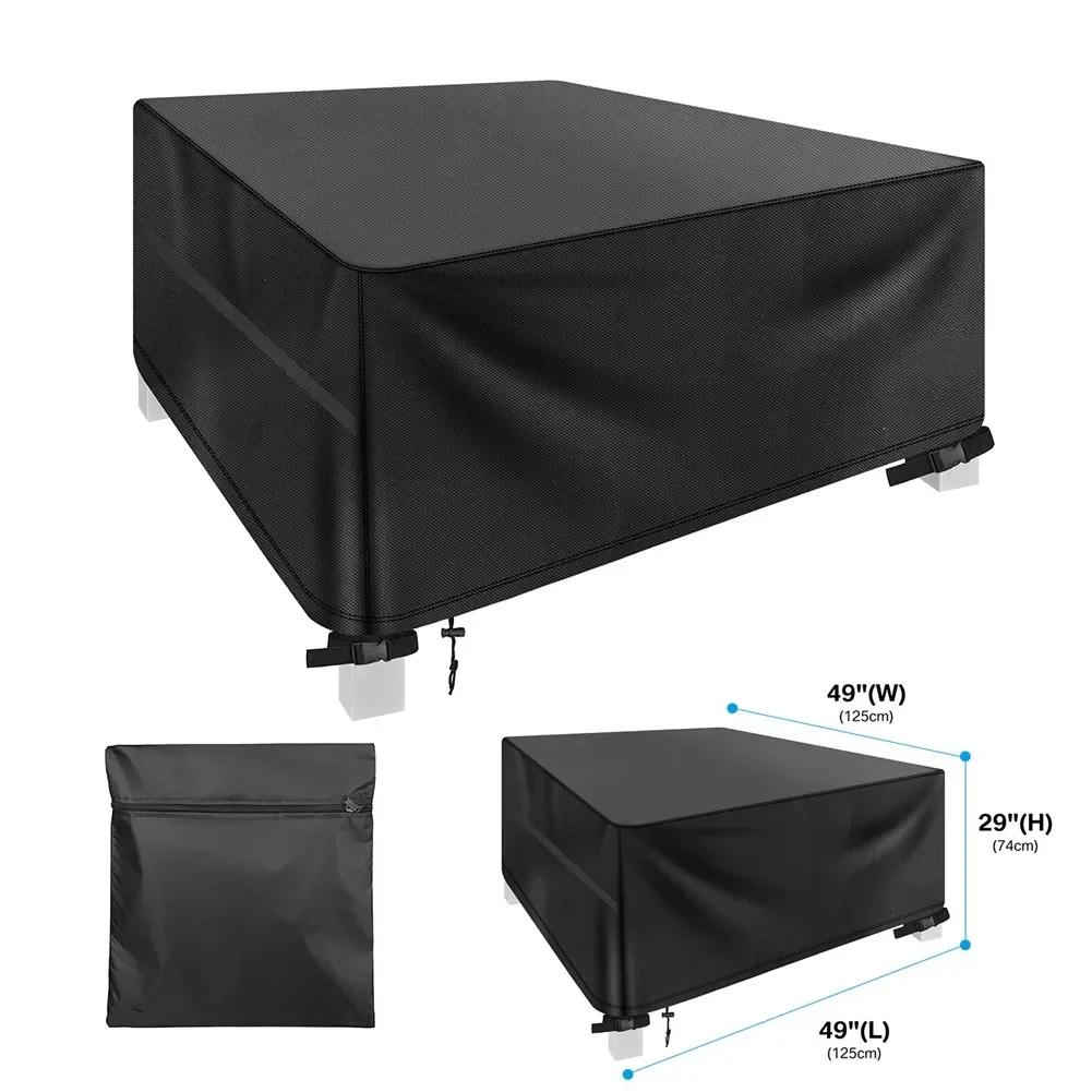 

Чохли для вуличних меблів Водонепроникний дощ Сніг Пил Вітрозахисна тканина Оксфорд із захистом від ультрафіолету для саду Газон Патіо Захист столу стільця