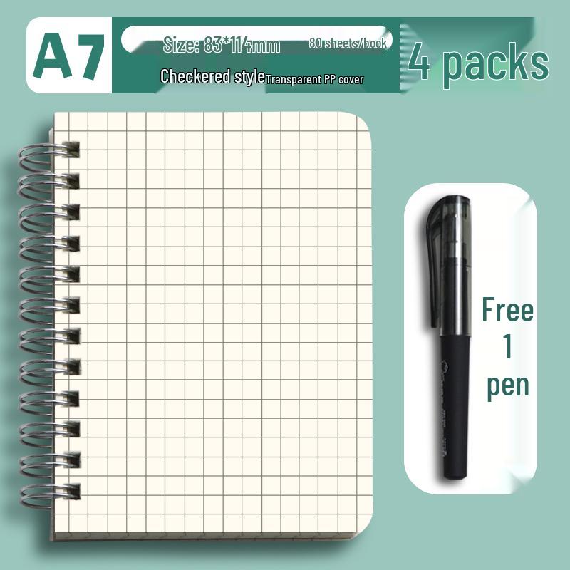 Pocket-Sized A7 Mini Tear-Off Notepad: Horizontal Lined Diary Notebook