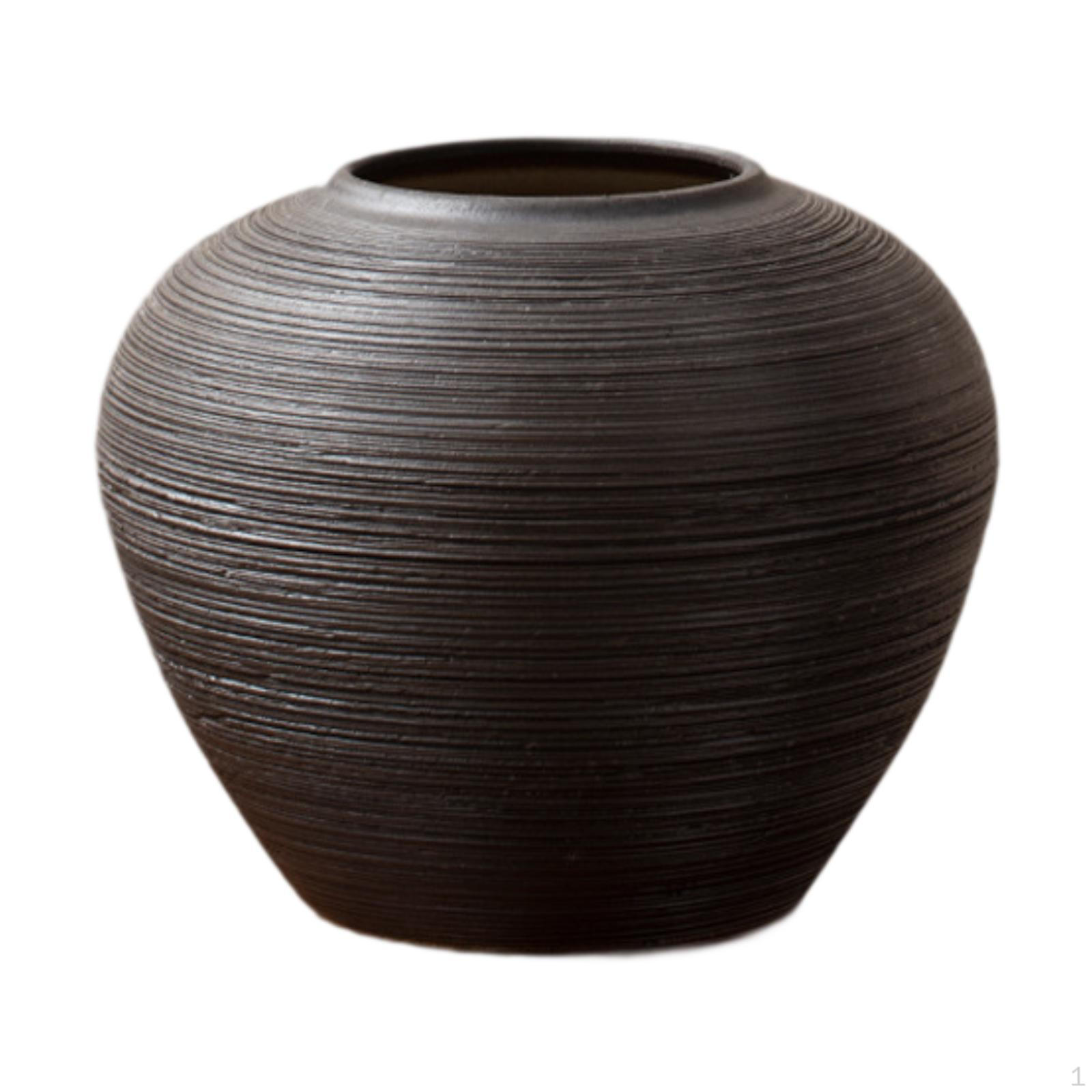

Ceramic Flower Vase Decorative Unique Versatile Rustic Pottery Holder for Office Party S