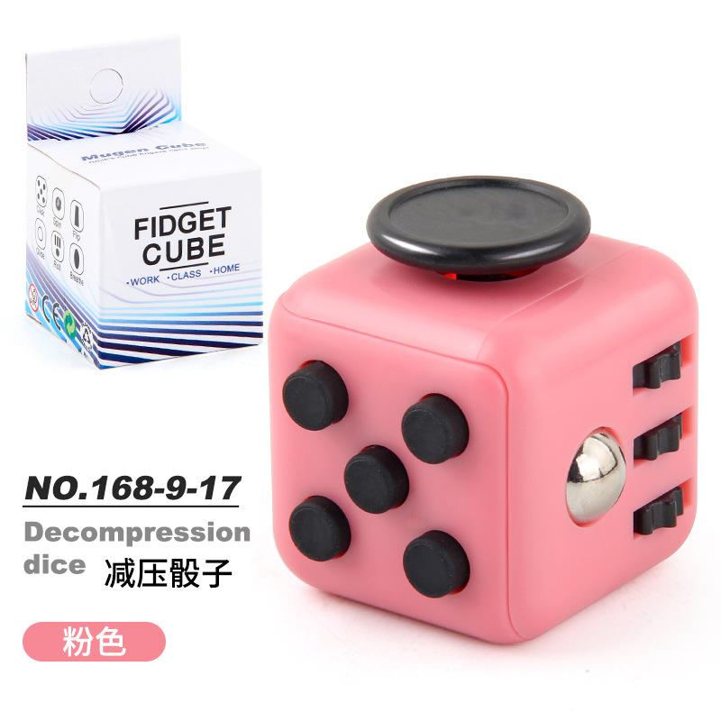 New And Strange Toys Decompression Rubik'S Cube, Vent Decompression Dice, Press 6-Sided Finger Rubik'S Cube, Source Factory
