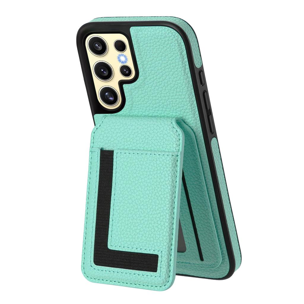 Magsafe 2-i-1 Avtagbart Plånboksfodral för iPhone 16 med Kortinnehavare Magnetiskt PU-läder Fodral med Lock Stativ Kreditkortsplatser för Samsung Galaxy S25 S24 S23