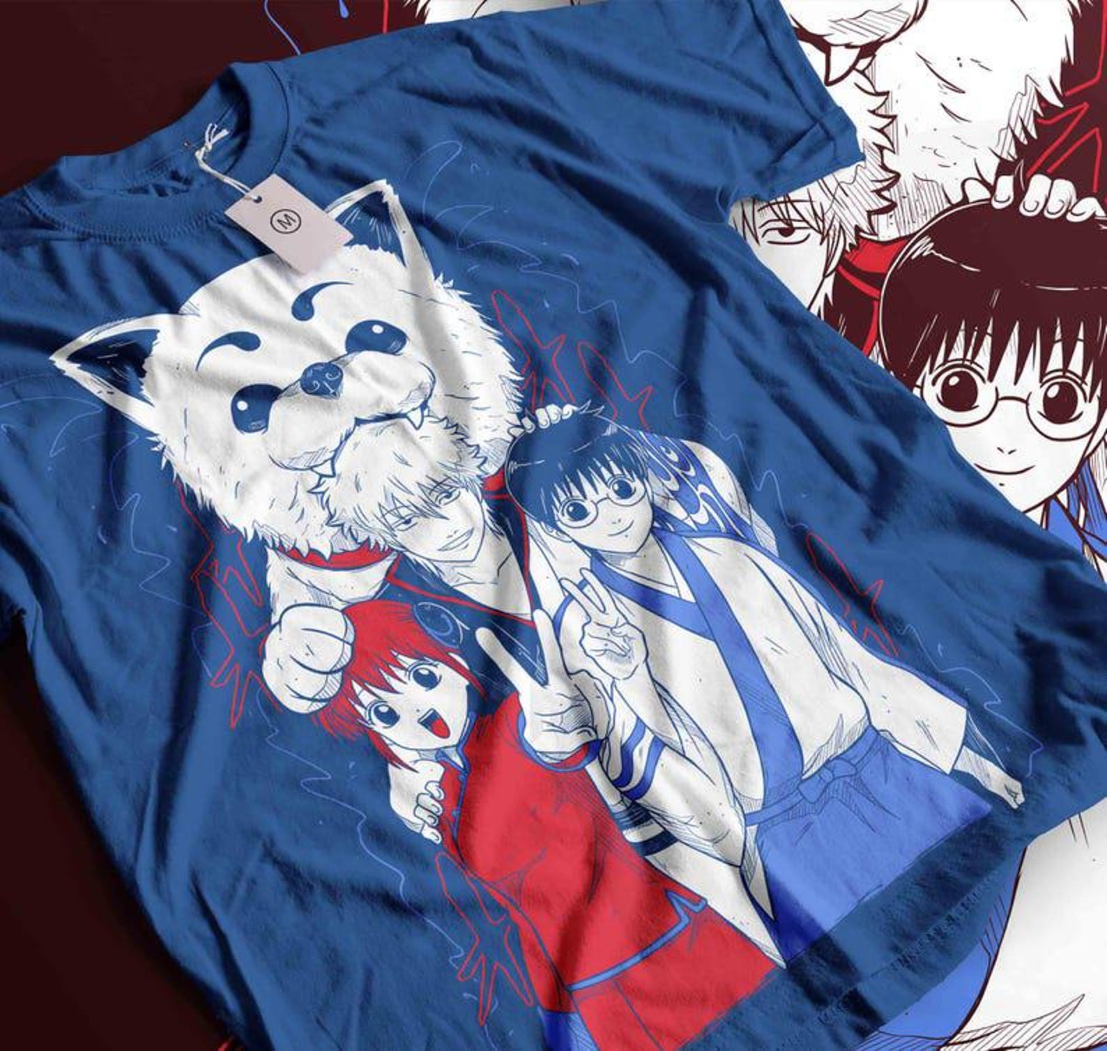 Unisex Fire Style / Streetwear / Japan Style / 100% Cotton bizard / T-Shirt 4XL