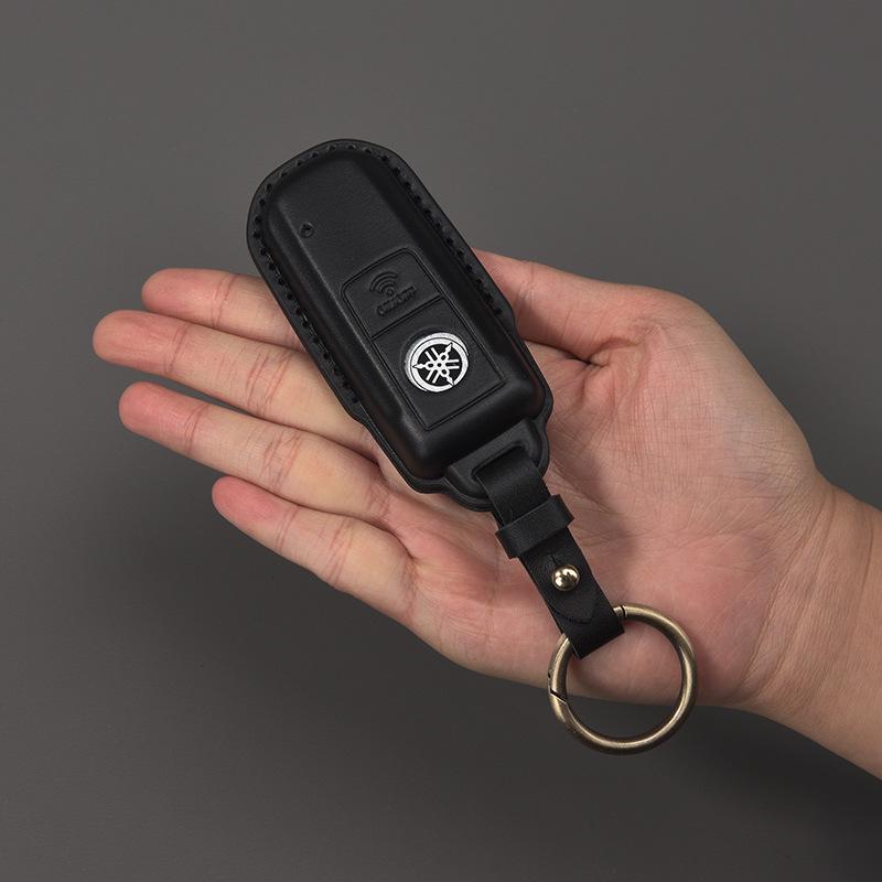 Vlastní kryt klíče a klíčenka z pravé kůže pro Yamaha TMAX530/560 DX SX