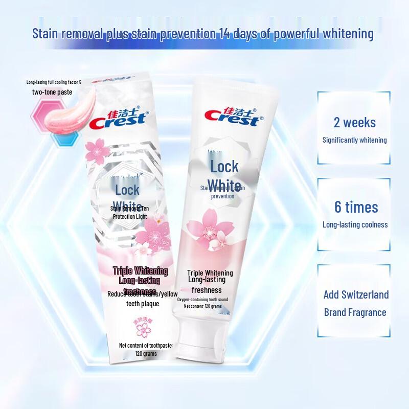 Crest Fragrance Lock Whitening Toothpaste