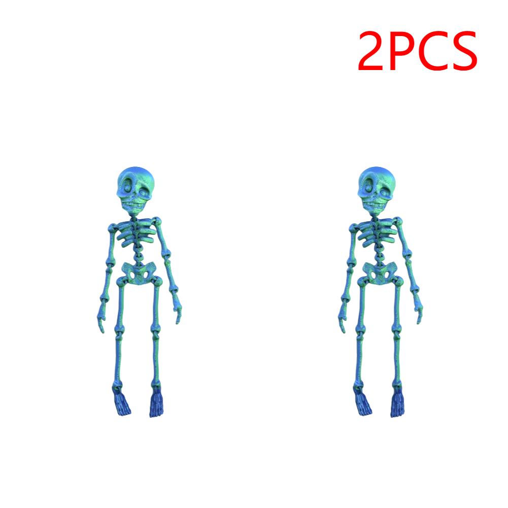 2/5PCS Skeleton Fridge Magnets 3D Printed Magnetic Skull Fridge Magnets Skull Fridge Kitchen OfficeHalloween Funny Decoration