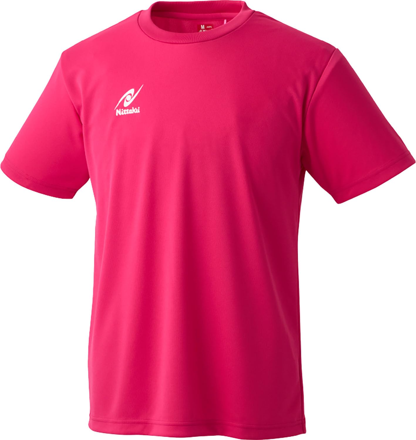 

Nittaku Table Tennis Short Sleeve Dry Size L Shirt, Unisex, Moisture-Wicking, Quick-Drying, Lightweight, T-Shirt, Pink, розовый