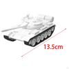 1/48 Scale Armored Tank Model Alloy DIY Assembly Craft for Home Decor