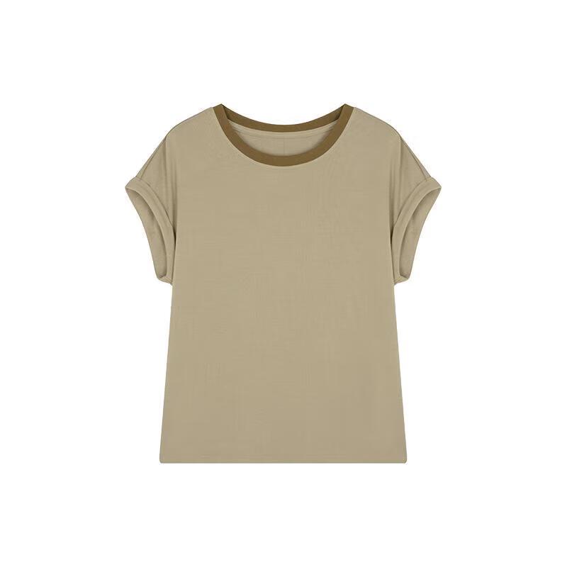 Mohan Yimei Women s Casual Color Block Short Sleeve T-Shirt XL