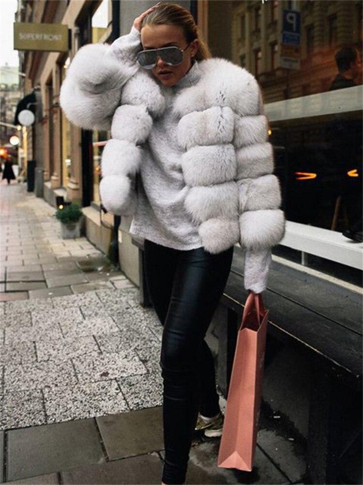 

Теплые зимние новые модные куртки из искусственного меха для женщин 2022, норковые пальто, женские осенне-зимние верхние модные пальто из искусственного меха, элегантное плотное пальто S белый