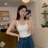 WTEMPO Women's Suspender Vest with Bra Underlay Bra and Back Underwear Women's Top Thin Fashion