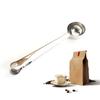 1pc Two-in-one Stainless Steel Coffee Spoon Sealing Clip Coffee Spoon Coffee Accessories Kitchen Accessories