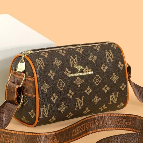 Versatile Retro Plaid Small Square Bag with Wide Shoulder Strap 2025