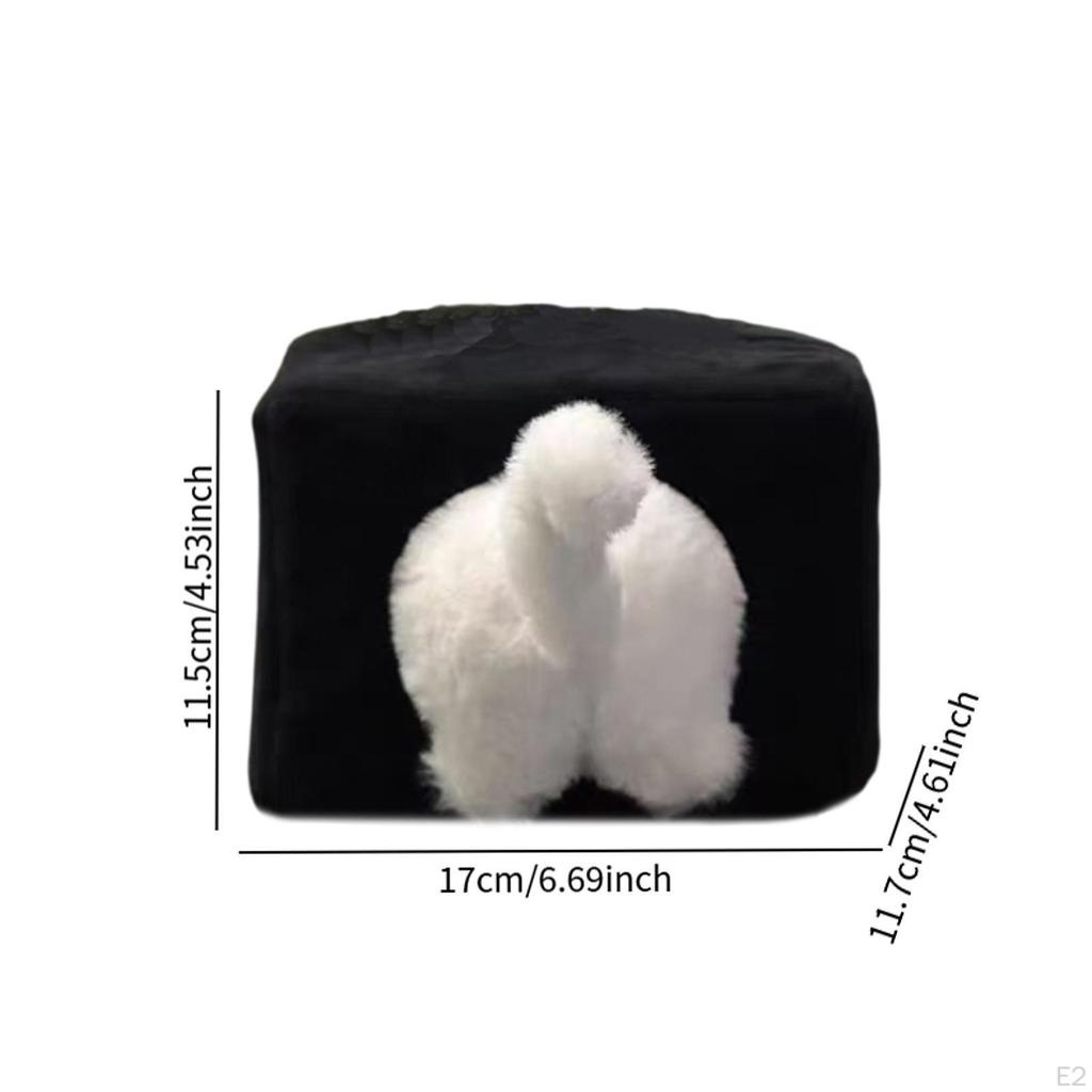 Cartoon Tissue Butt Napkin Dispenser Home Decor Paper Holder Facial for Vanity Office