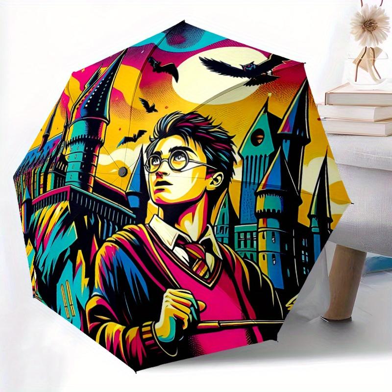 1pc Wizard Windproof Automatic Windproof Umbrella, Lightweight for Women/Men, Perfect Christmas Gift 0811274