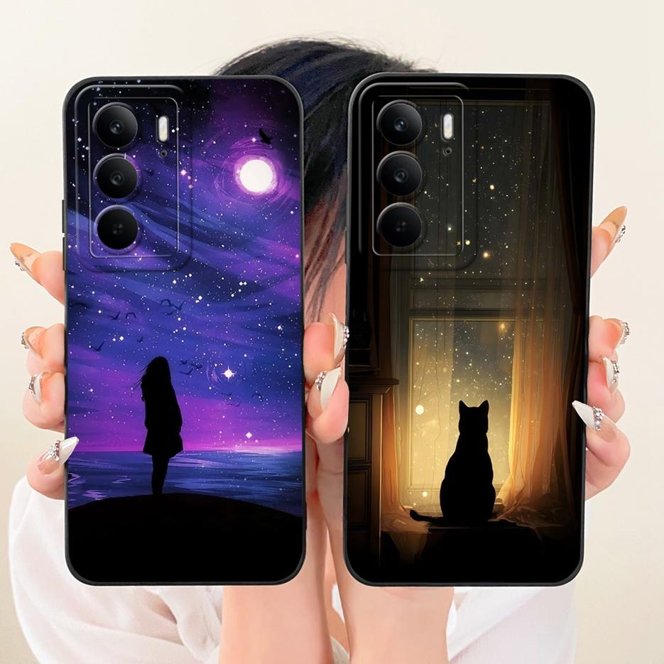 For Realme C75 4G Case Realme C75x Cute Cat Duck Cartoon Cover Soft TPU Phone Case For Realme C71 C 75 RealmeC75 X Fundas Bumper