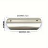 Motorcycle Middle Section Exhaust Pipe Stainless Steel Heat Shield Moto Exhaust Pipe Anti Scald Insulation Cover Silver