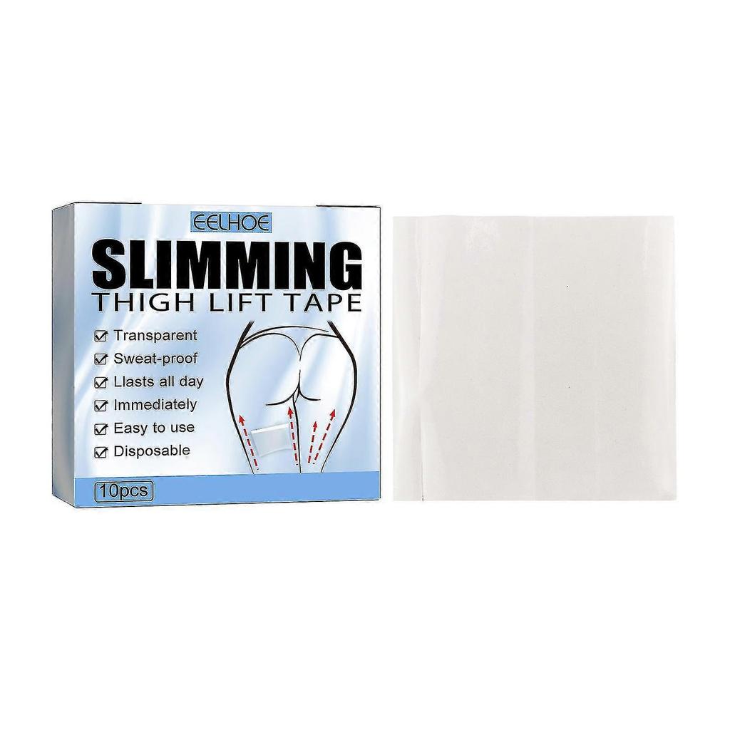 Thigh Lift Tape, 10 Pcs, Lifts Cellulite & Sagging Skin On Thighs, Smooths Wrinkles