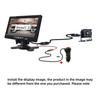 Easy To Install Backup Reverse Camera Whit 7" LCD Color Rear View Monitor 12V/24V CVBS for Bus Truck RV Trailer Pickups RV Lorry