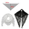 Cute Lace Flower Hair Scarf Vintage Sweet Headscarf Shawl Casual Triangle Head Scarf  Photography
