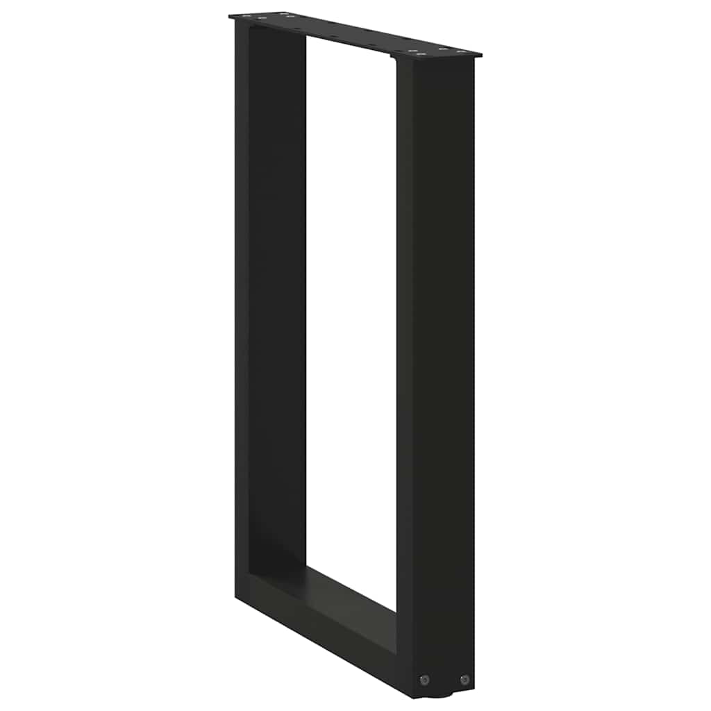 Coffee Table Legs, 2 Pcs, Black, 50X(72-73) Cm, Steel