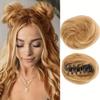 Synthetic Bun Chignon Clip Hair Extensions For Women Messy Updo Claw In Hairpiece Accessories