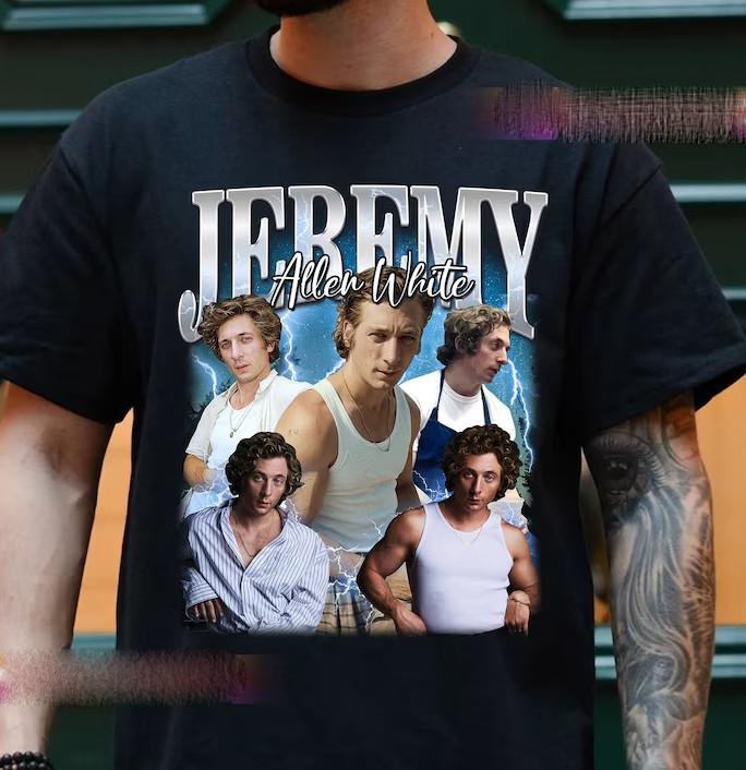 

Vintage Jeremy Allen White Shirt Carmen Berzatto Shirt The Bear Shirt S-5Xl Unisex T-Shirt XXXL