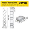 Literature Rack, 6 Pockets, Pop up Aluminum Magazine Rack, Lightweight Catalog Holder Stand w/ Carrying Bag for Living Room, Hotel, Trade Show,