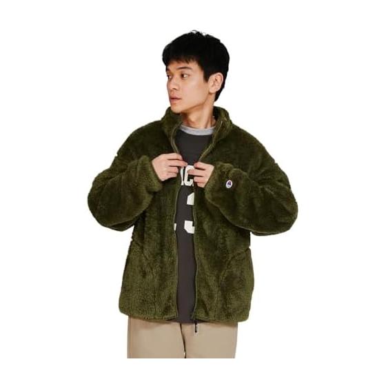 Champion Zip Jacket Sherpa Fleece 100% Polyester Long Sleeve C3-C620 Men s