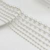 High-Luster 3mm–10mm Pearl Iron Chain for DIY Necklace and Jewelry Crafting