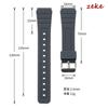 18mm Miękki Silikonowy Pasek do Zegarka dla CASIO W800H SGW400 Opaska na Nadgarstek dla F84 F91W AE1200/1300 A158/168/159 F105/108 Pasek Żywiczny