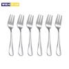 6pcs Stainless Steel Cutlery Fruit Forks Dessert Forks Are Small and Delicate for Entertaining Guests