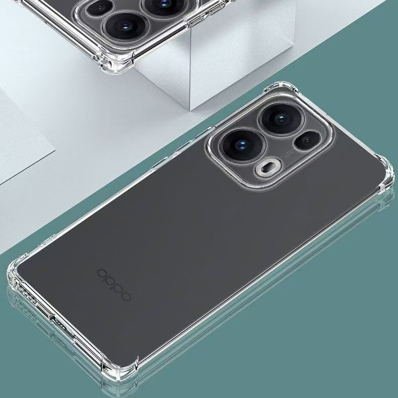 Four-Corners Shockproof TPU Case for OPPO Reno 13 Pro 5G Reno13 F FS 13F 13FS Protective Cover Transparent Capa Fundas Coque