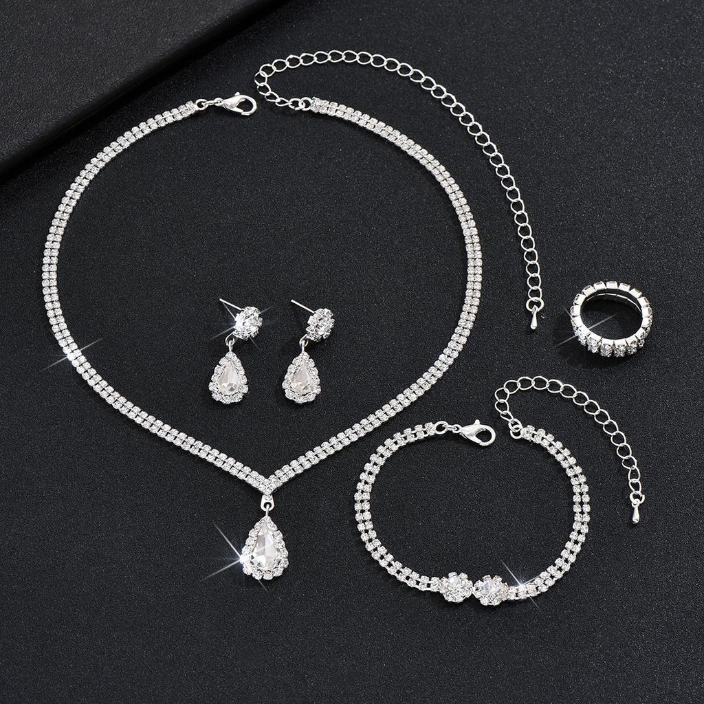 Accessories Necklace Earrings Bracelet, Wedding Bridal Jewelry Set Combination