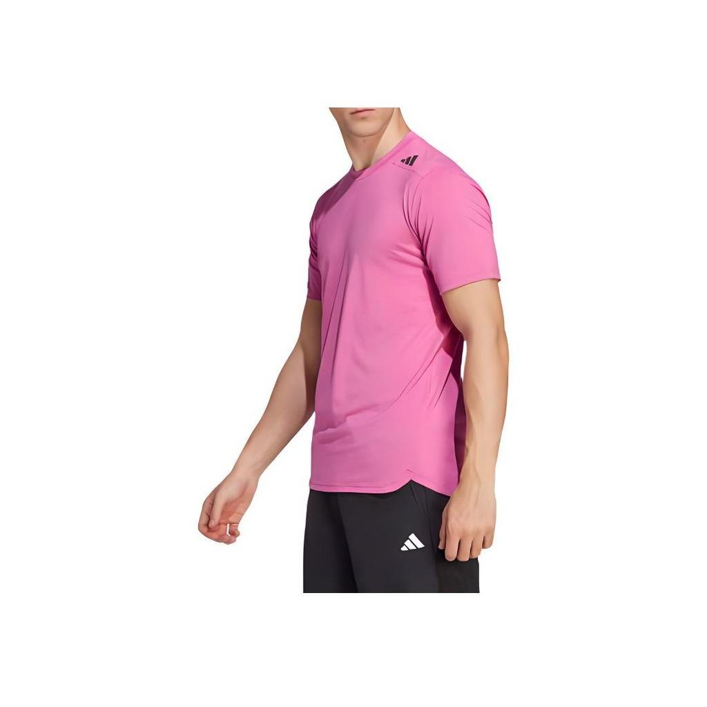 Adidas Designed for Training AEROREADY HIIT Color-Shift Training Tee Preloved Fuchsia Men Streetwear IB9107