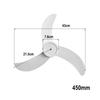Replacement 18 Inch Plastic Fan Blade for Household Electric Fans 3 Blade Design Ensures Strong Airflow and Quiet Performance