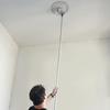 Aerial Bulb Changer Telescopic Handle Simple Twisting Installation Tool for Office and Home Use