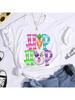 Hip Hop Pasqua Coniglio di Pasqua Stampa Wounisex T-Shirt Tshirt Estate Carino Coniglio di Pasqua Grafica Moda Donna Magliette Abbigliamento Donna