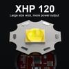 Super 8000LM XHP120 LED-dykningsficklampa Ultraljust undervattensljus Kraftfull Scuba Dive Torch IPX8 Vattentät Dyklykta