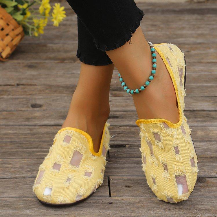 Women Flat Shoes 2024 Summer New Fashion Mesh Breathable Comfortable Women Foot Outdoor  Casual Sports Shoes