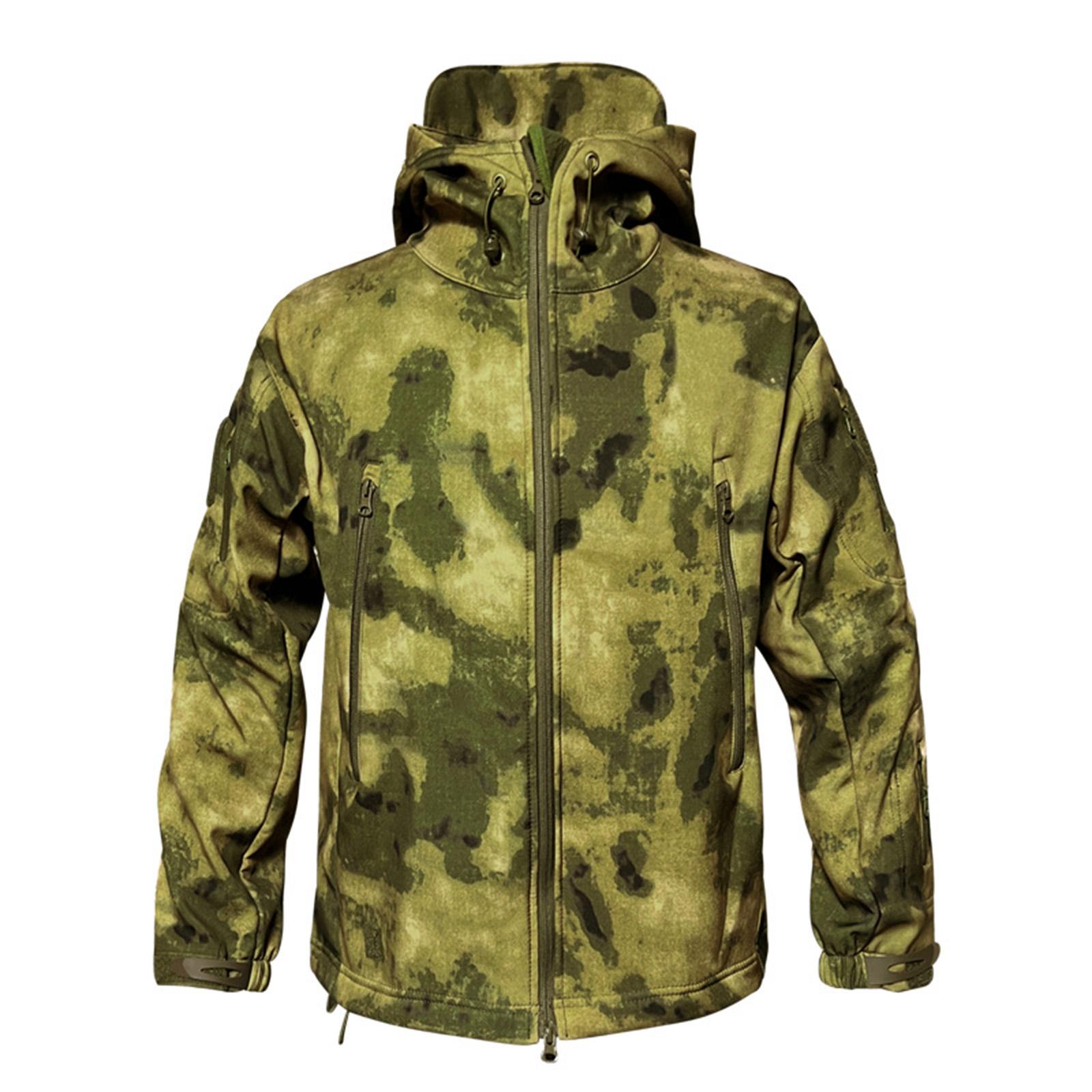 

Мужские зимние камуфляжные куртки Мужские модные трендовые куртки Дышащие ветрозащитные куртки Куртки для активного отдыха XXL