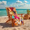 1pc Dragon Ball1 Beach Towel, Comfortable and Thick, and Swimming/Bath/Picnic/Camping Towel, Suitable for Seaside Beaches