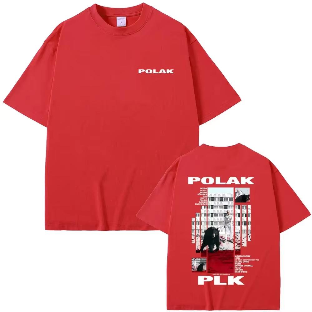 

Rapper Plk Polak Graphic Cotton Tshirt 2026 Men Women Hip Hop Fashion Tshirts Mens Casual Vintage T Shirts Streetwear M