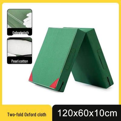 Green Folding Oxford Sit-up Mat