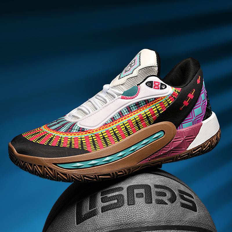 8938 luminous version of basketball shoes rubber outsole friction sound youth primary and secondary school students sports playing shoes