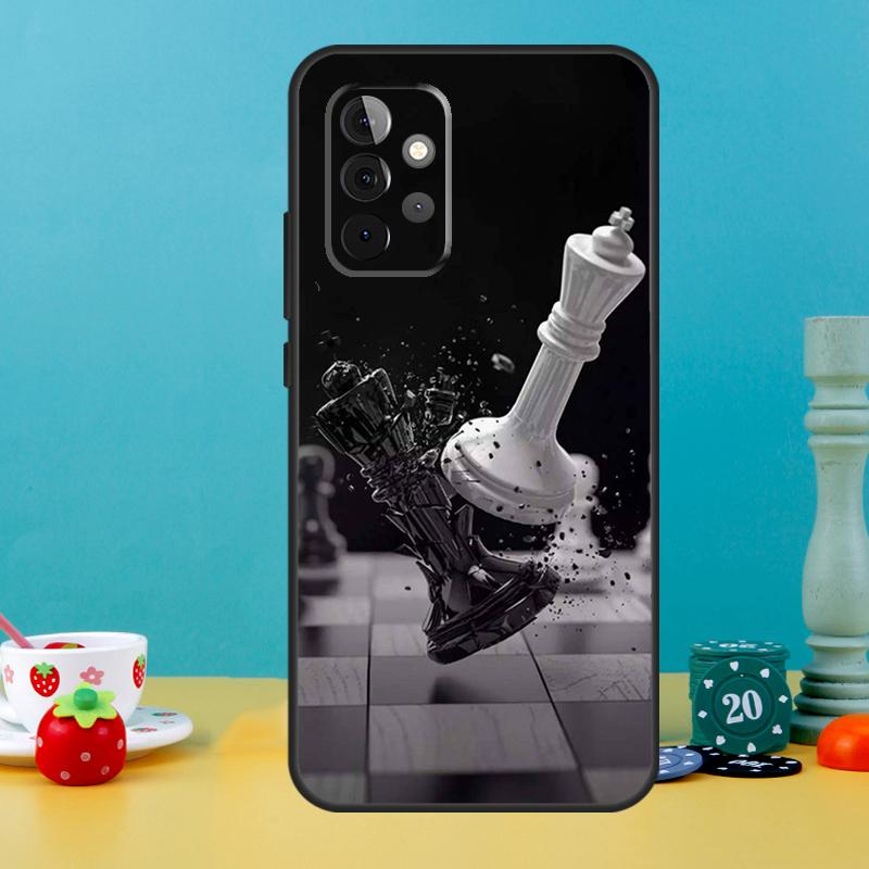 Chess Phone Case For Samsung Galaxy A13 A23 A33 A53 A73 A14 A34 A54 A12 A32 A52 A51 A71 Cover