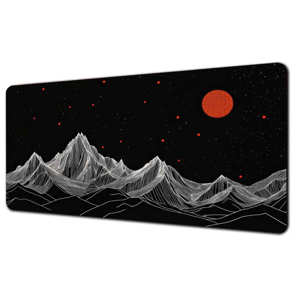 Moonlit Night Scene Mouse Pad Mous Pad Pc Gamer Computer Accessories Mousepad Gaming Laptop Keyboard Carpet Large Desk Mat rug