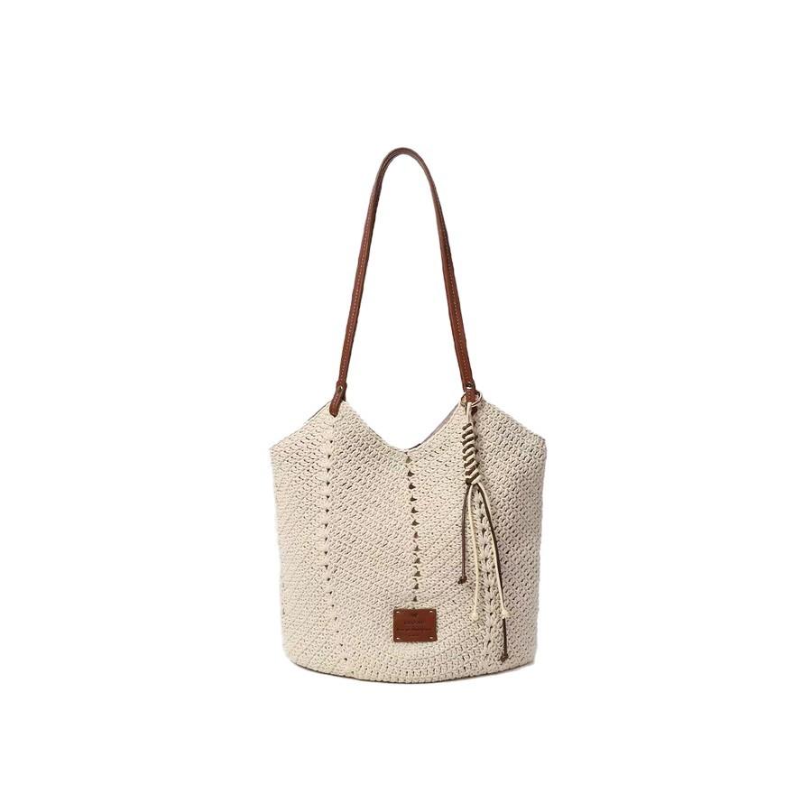 Nanfeng Versatile New Hand Woven Bag Lazy Style Crocheted Tote Bag Women's New Versatile Shoulder Bag