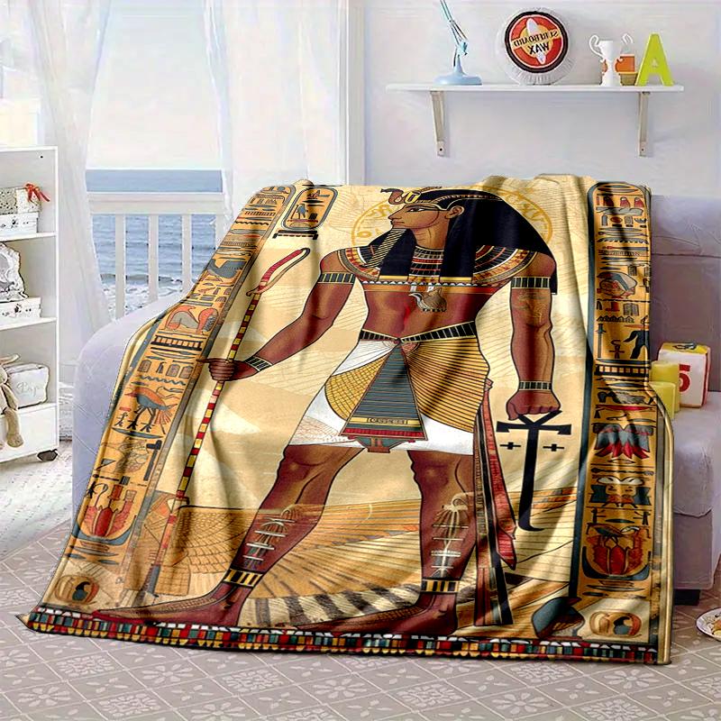 Egyptian Cat Mythology Blanket Flannel Blanket Throw Blanket Sofa Cover Blanket Soft Premium Blanket Picnic Blanket Tv Blanket Gifts