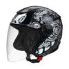 4 Season Motorcycle Half Helmet E-bike Men Women Clear Lens Universal Fit